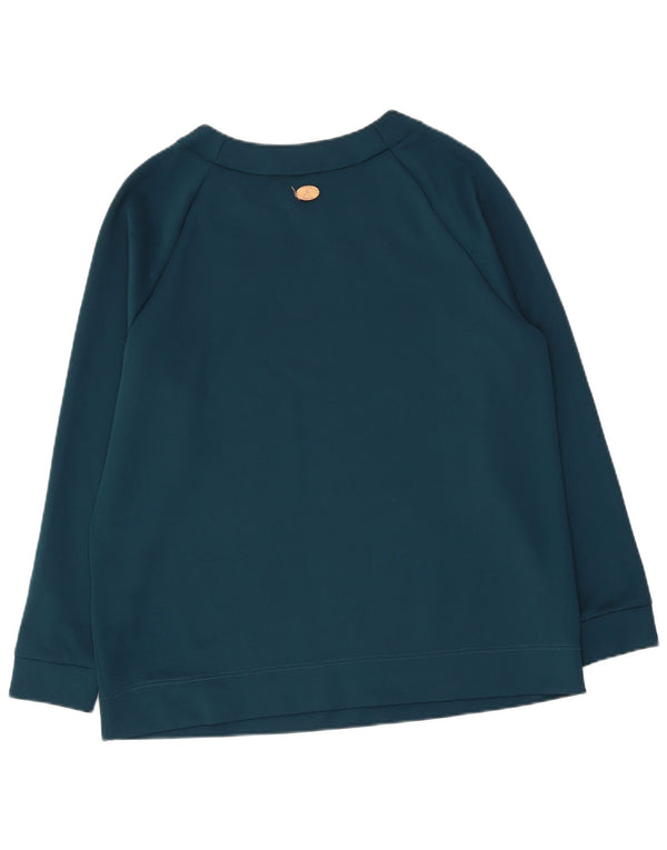 GATTINONI Pulover cu grafic pentru femei UK 14 Poliester albastru mare