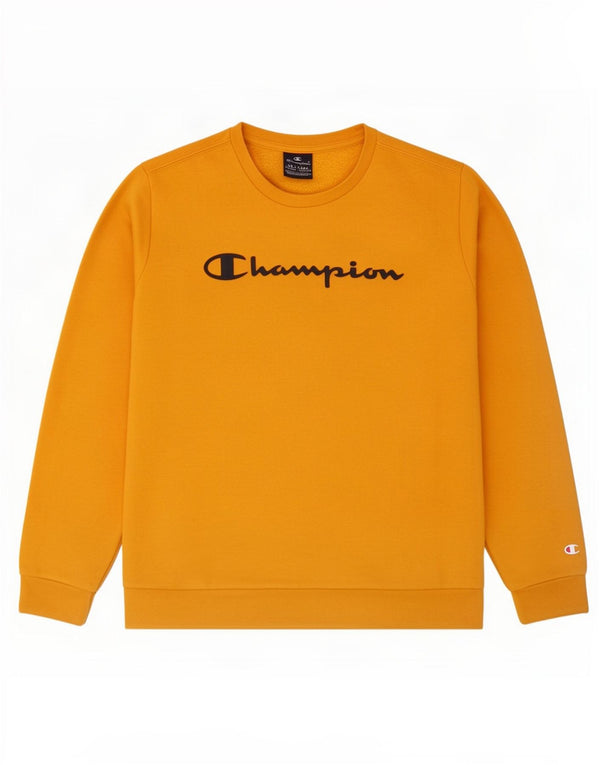 Pulover Băieți Champion Pulover 15-16 Ani 2XL Bumbac Galben