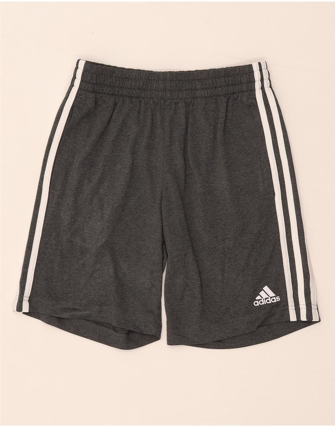 Pantaloni scurți sport pentru băieți Adidas 11-12 ani poliester gri