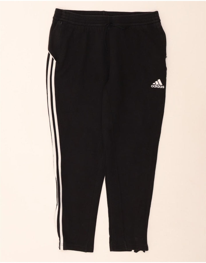 Pantaloni de trening ADIDAS pentru femei UK 16/18, mare, negru, bumbac