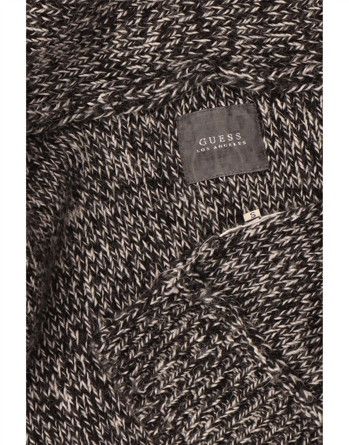 Pulover cardigan cu paragate supradimensionat pentru femei Guess UK 10 mic, gri cu pete