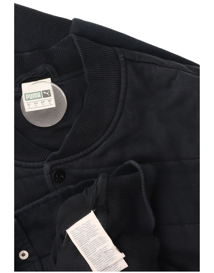 Jachetă bomber PUMA pentru bărbați UK 40, mare, albastru, bumbac