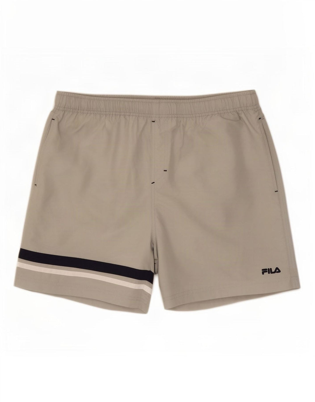 Pantaloni scurți de înot Fila pentru bărbați XL, gri, poliester color bloc