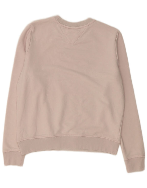 Pulover pentru damă Tommy Hilfiger, cu grafică supradimensionată, UK 10, roz mic