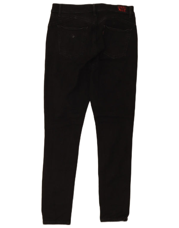 Blugi skinny cu talie înaltă pentru femei Levi's W32 L30 bumbac negru