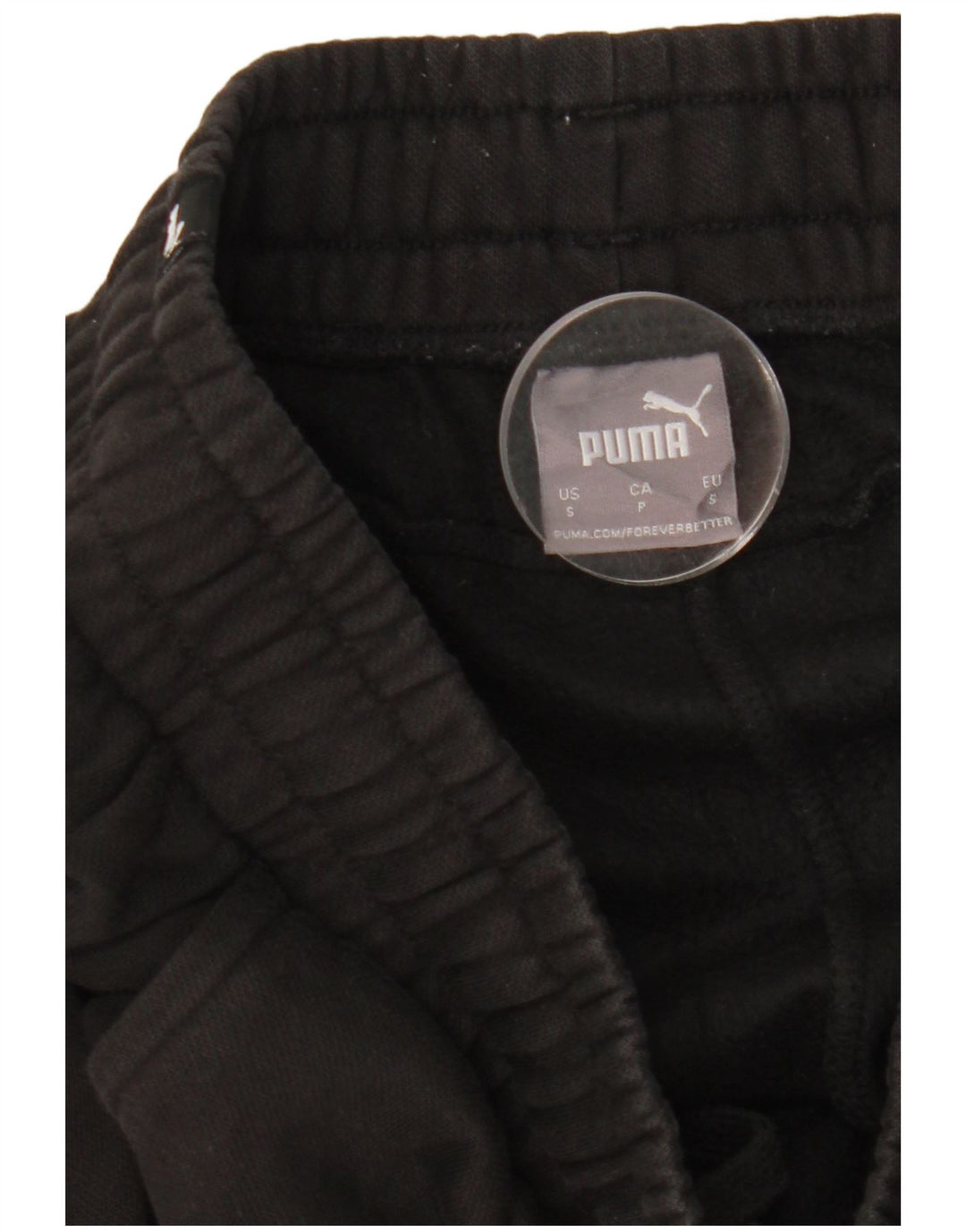 Pantaloni de trening Puma pentru bărbați Joggeri mici din bumbac negru