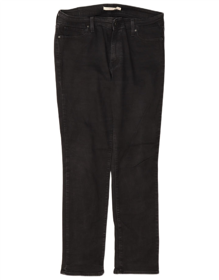 Blugi Levi's 712 Slim pentru femei W32 L32 bumbac negru