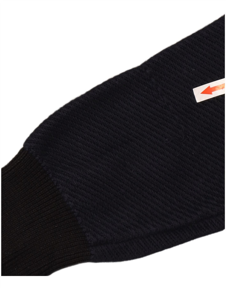 Pulover Iceberg pentru femei cu decolteu rotund UK 12 Gri mediu Lână bloc de culoare