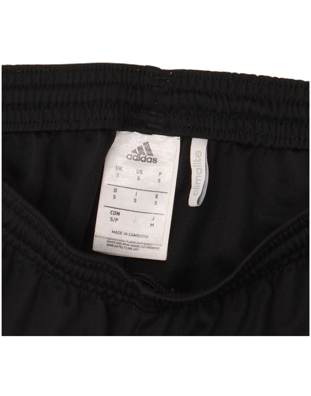 Pantaloni scurți Adidas Climalite Sport pentru bărbați, poliester negru mic