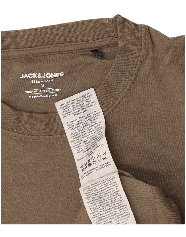 Jack & Jones Tricou Bărbați Top Mic Kaki Bumbac