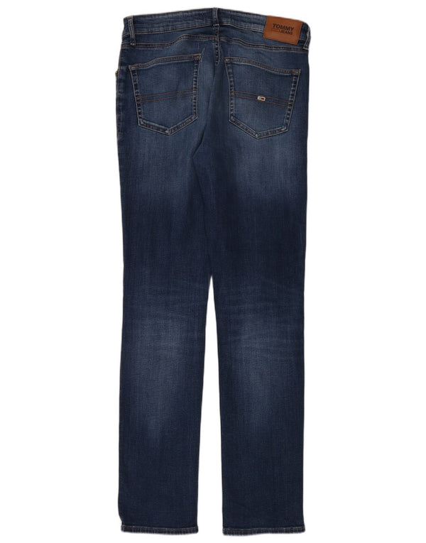 Blugi drepți Tommy Hilfiger pentru bărbați Ryan, cu ajustare normală, L32 L34, bumbac albastru