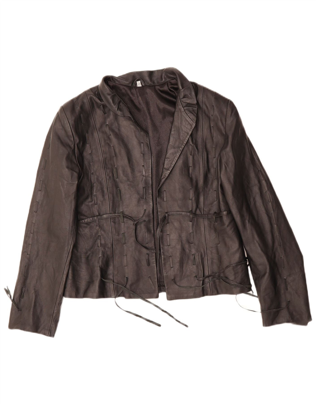 Jachetă de piele pentru femei VINTAGE IT 44 Medium Black