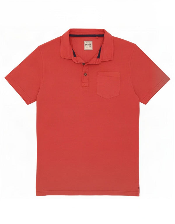 Tricou polo pentru bărbați Fat Face, mare, roz din bumbac