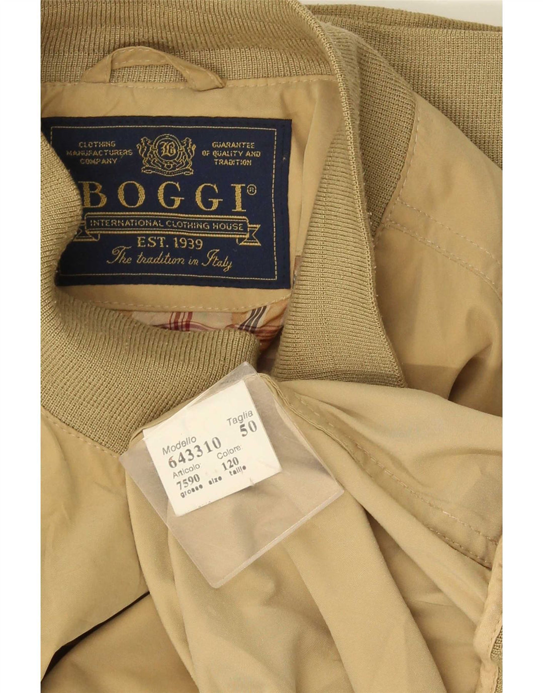 Jachetă Bomber pentru bărbați Boggi IT 50 Large Kaki Poliester