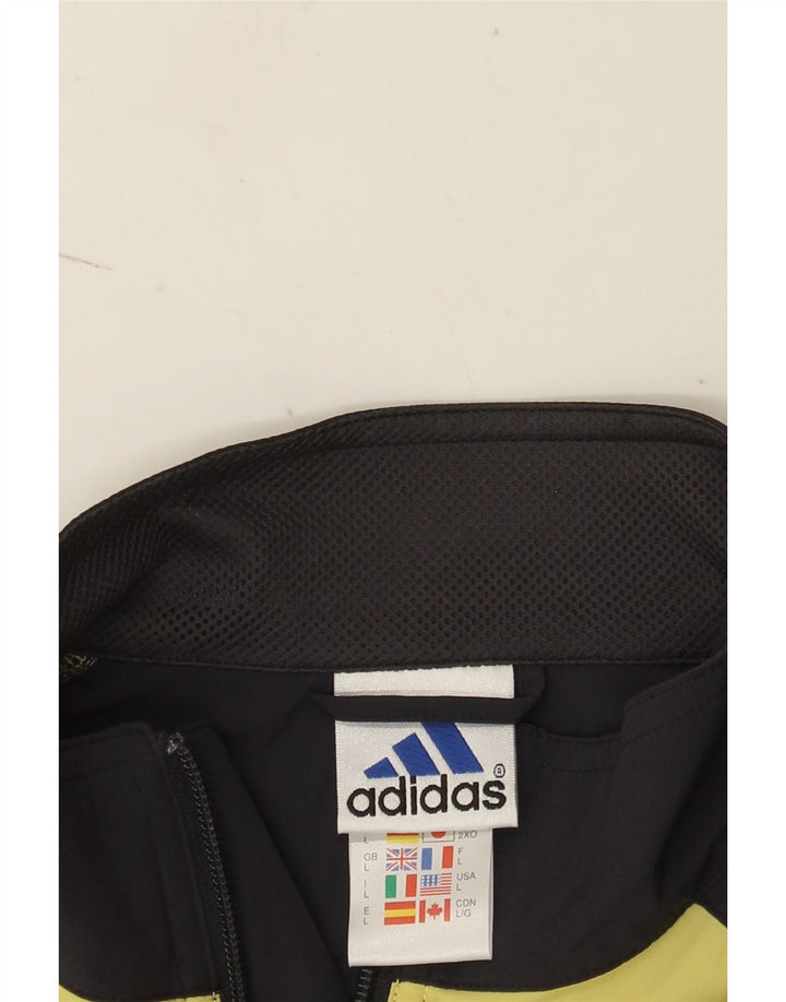 Adidas pentru bărbați Climashell Trening Top Jachetă mare neagră colorblock