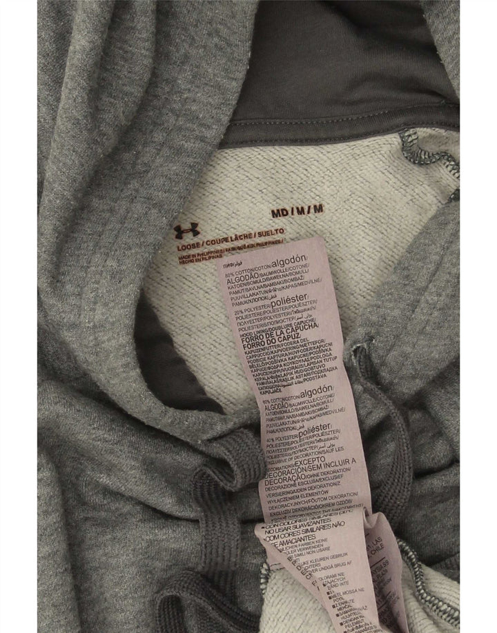 Pulover pentru bărbați Under Armour, bumbac cu pete, gri mediu