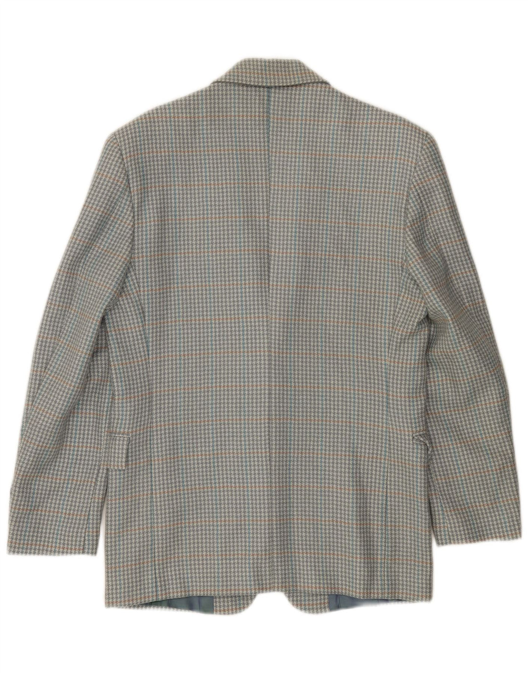 Jachetă pentru bărbați VINTAGE cu 2 nasturi, IT 46, lână nouă, gri mic, picior de gală