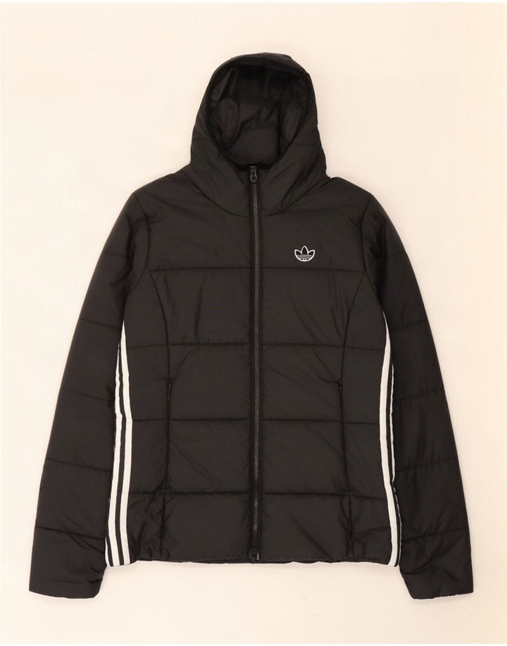 Adidas Womens UK 10 Small Black Poliester