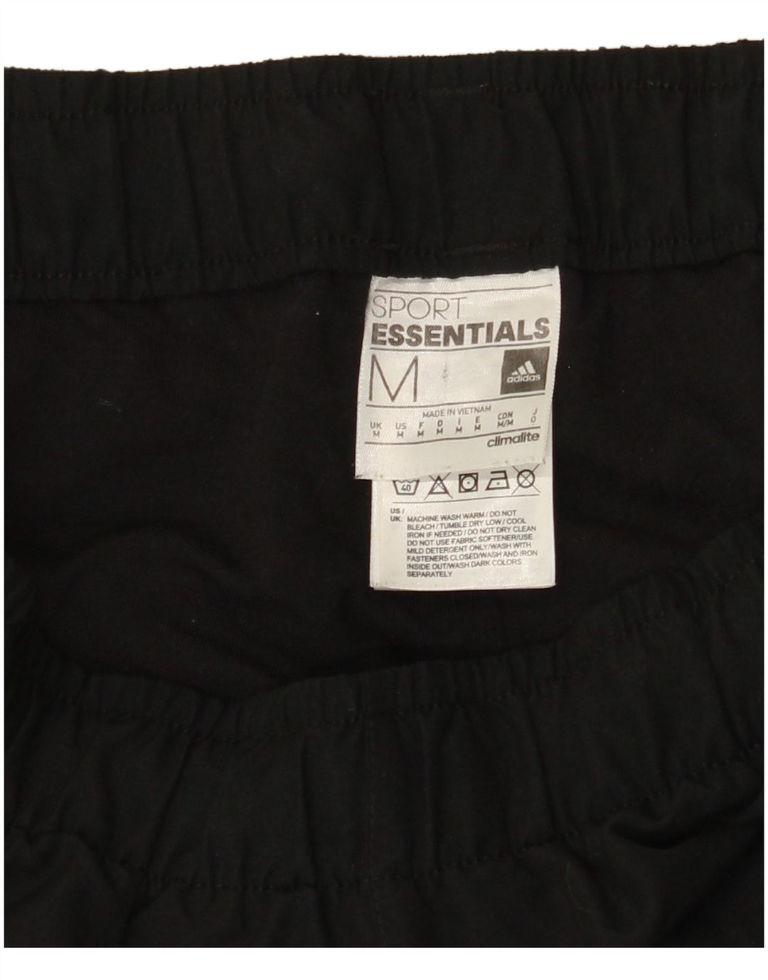 Pantaloni de trening ADIDAS Climalite pentru bărbați Joggeri poliester mediu negru