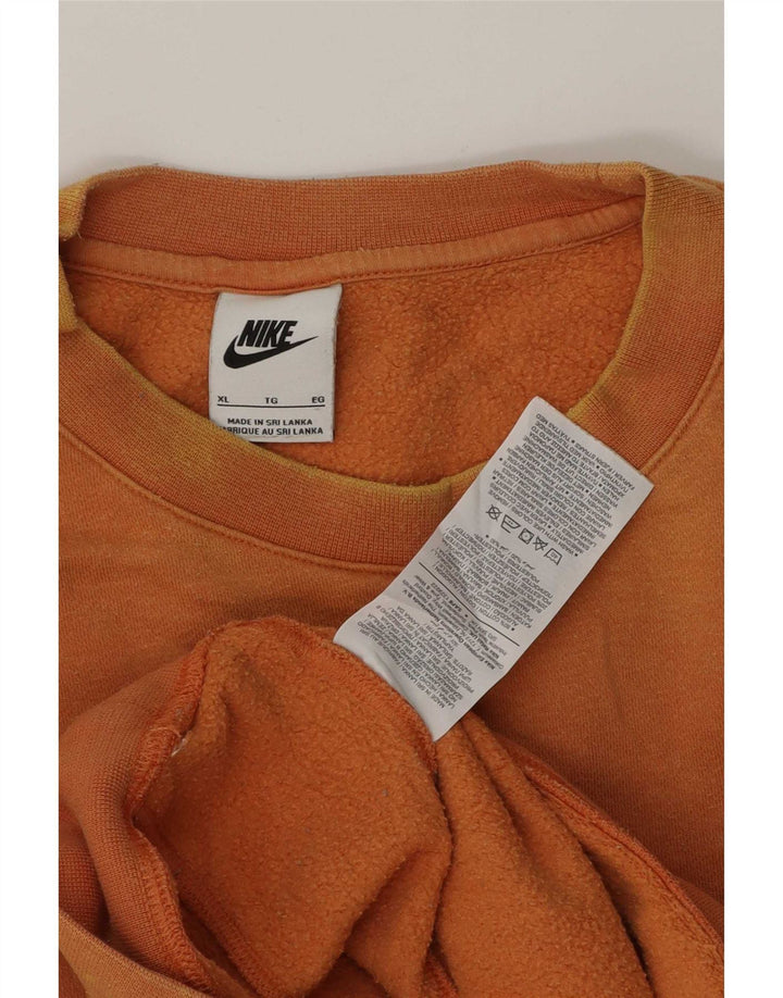 Hanorac pentru bărbați Nike Jumper XL bumbac portocaliu