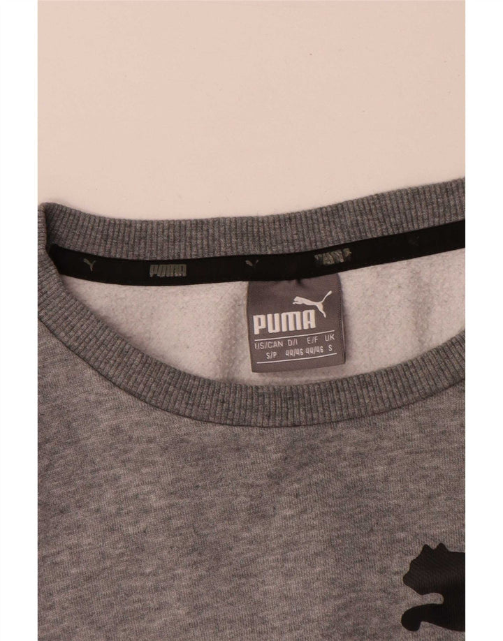 Pulover grafic pentru bărbați Puma, mic, gri