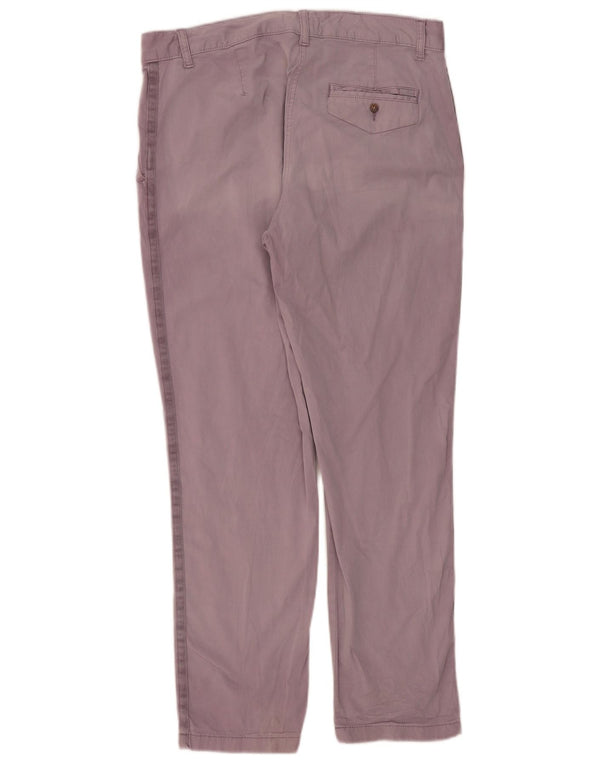 Pantaloni chino drepti pentru femei Marks & Spencer UK 14 Large W34 L30 Violet