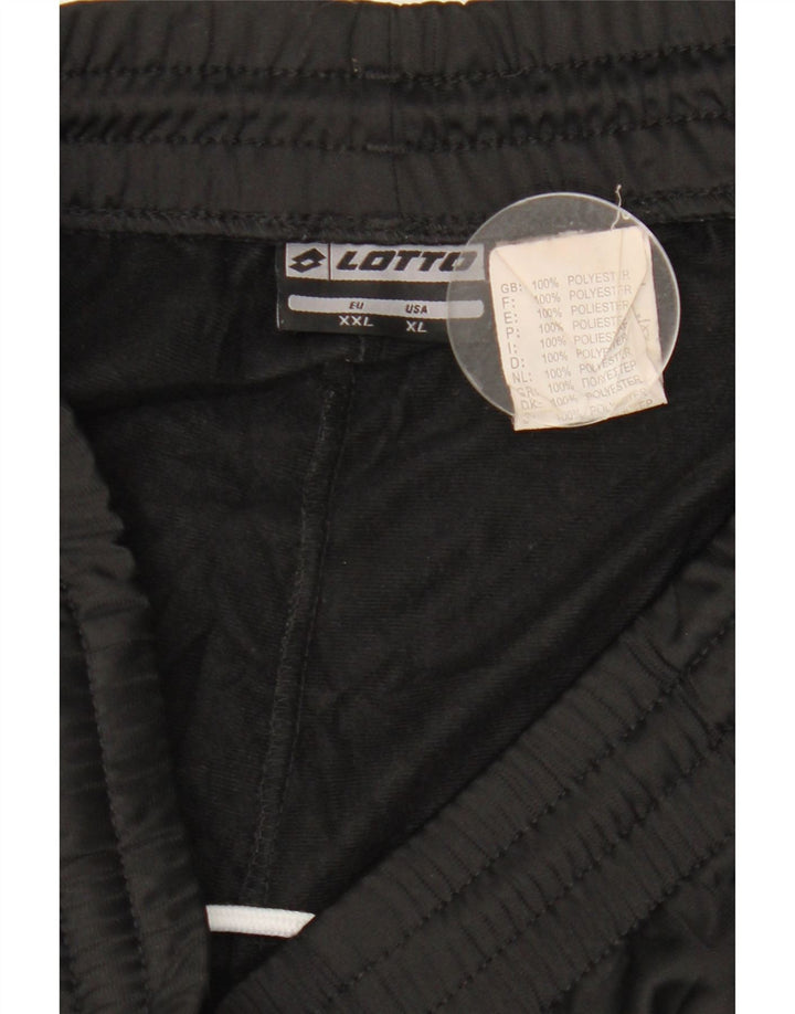 Pantaloni de trening pentru bărbați Lotto 2XL poliester negru
