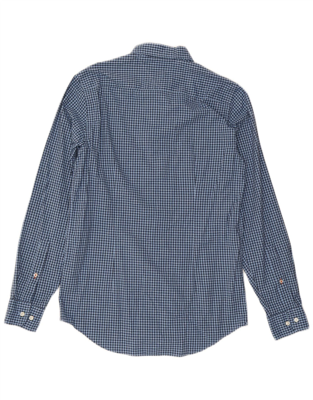 Cămașă Slim Fit Tommy Hilfiger pentru bărbați, din bumbac vichy albastru mediu