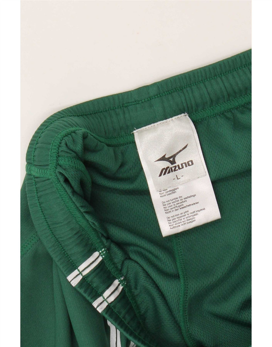 Pantaloni scurți sport grafic Mizuno pentru bărbați, mari, verde, poliester