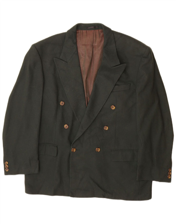 Jachetă pentru bărbați St Michael cu două piepturi UK 42 XL Lână nouă verde