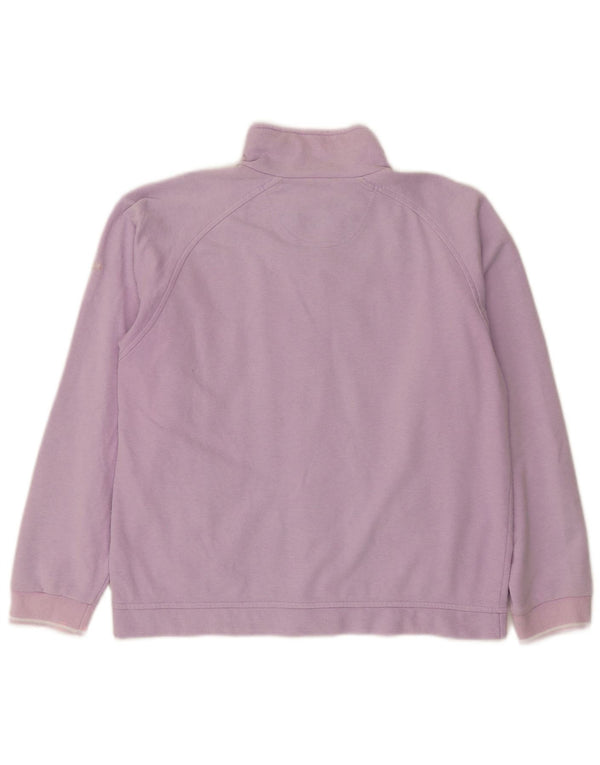 Jachetă de top pentru trening supradimensionată pentru femei Champion UK 10 Small Purple
