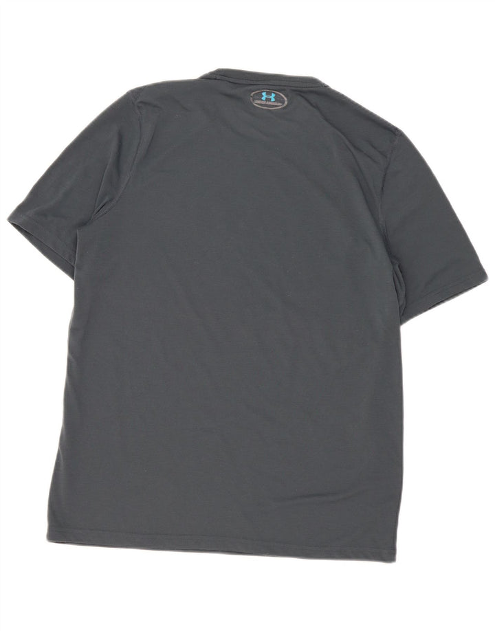 Tricou grafic Under Armour pentru bărbați Heat Gear Top Medium Gri