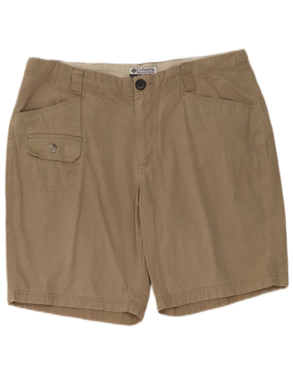 Pantaloni scurți cargo Columbia pentru femei US 10 Large W32 Khaki Bumbac