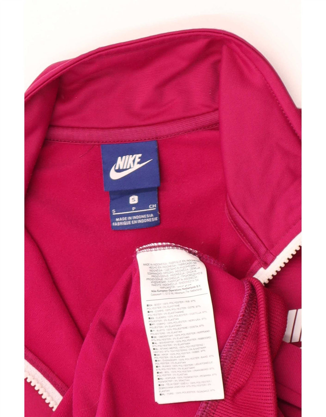 Jachetă de trening pentru femei Nike UK 10 Poliester roz mic