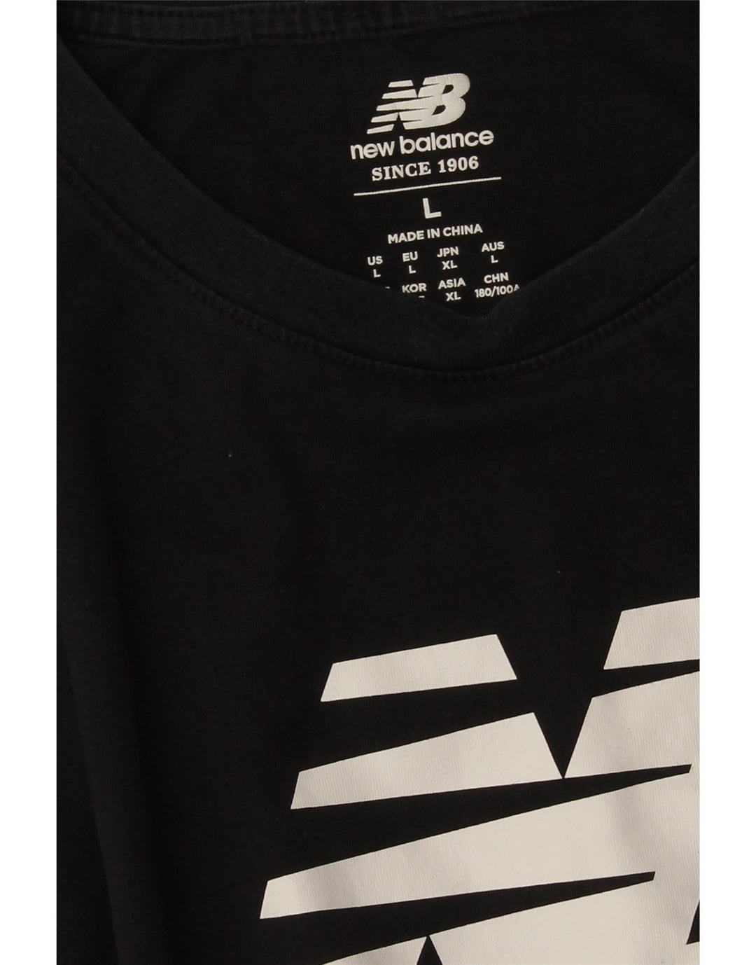 Tricou grafic pentru bărbați NEW BALANCE Top mare negru