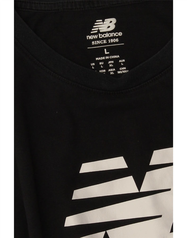 Tricou grafic pentru bărbați NEW BALANCE Top mare negru