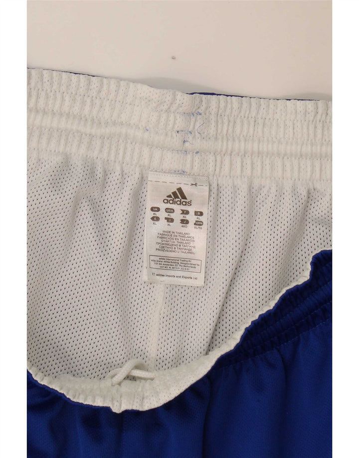 Pantaloni scurți sport pentru bărbați Adidas XL poliester albastru