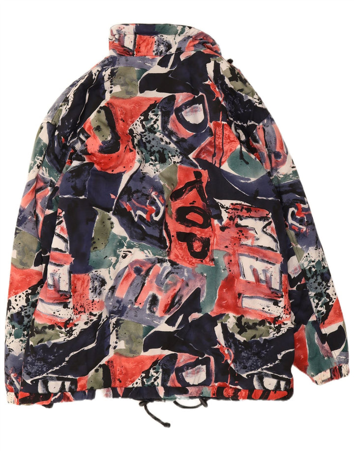 Jachetă vintage pentru bărbați cu model abstract, UK 42 XL, multicoloră