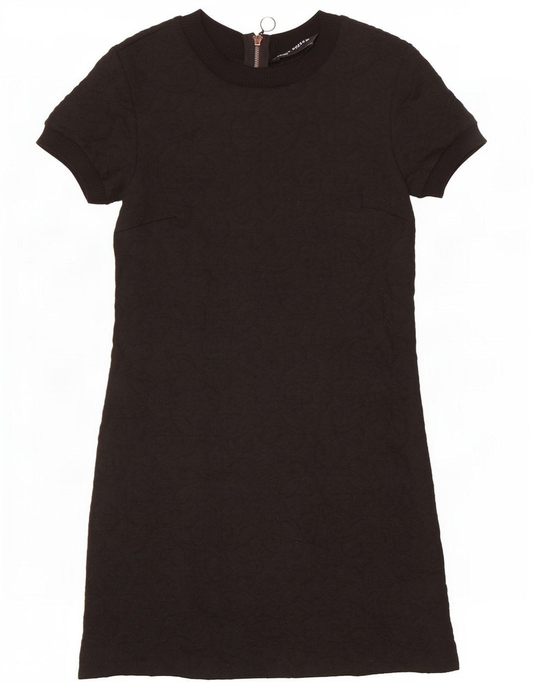 Rochie de bază pentru femei Zara UK 12 Medium Black Paisley