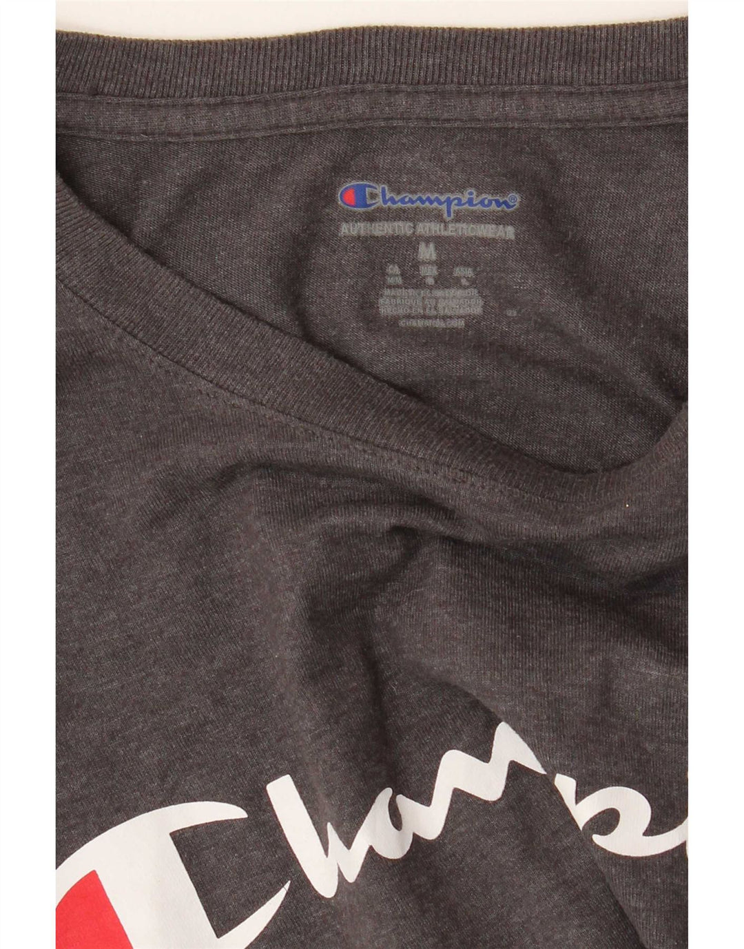 Tricou grafic pentru bărbați Champion Top Medium Gri