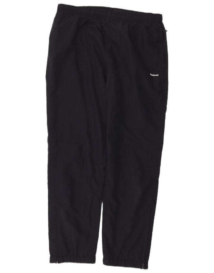 Pantaloni de trening Reebok pentru bărbați, poliester mediu albastru bleumarin