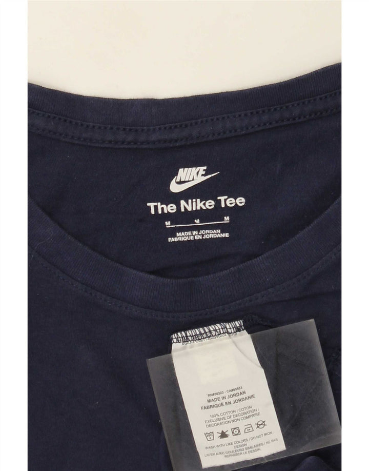 Tricou pentru bărbați Nike Top mediu din bumbac bleumarin