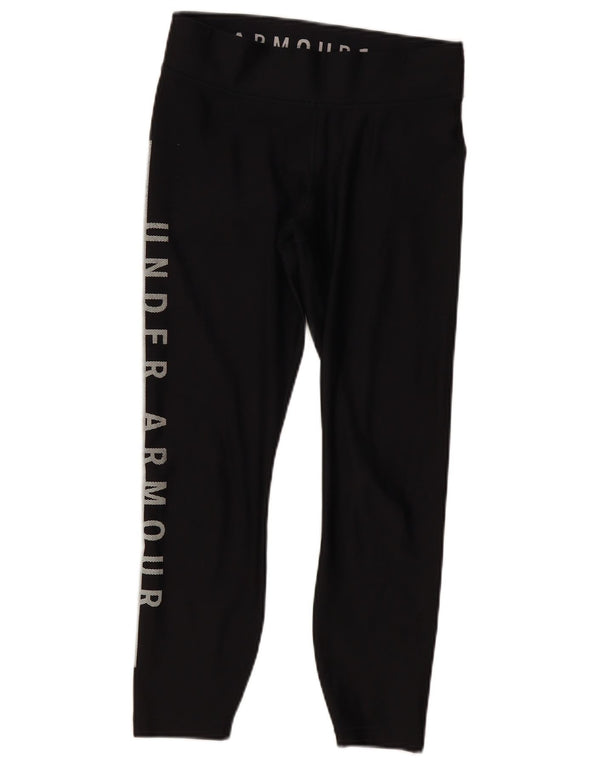 Leggings Under Armour pentru femei Heat Gear UK 12 Medium Black Colorblock