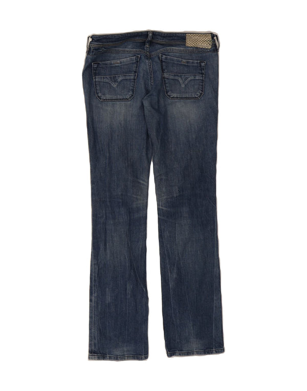 DIESEL Womens Lowky Straight Jeans W29 L32  Blue Cotton