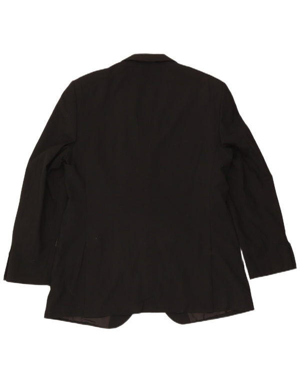 Jachetă pentru bărbați Marks & Spencer cu 2 nasturi, UK 44 XL, poliester negru