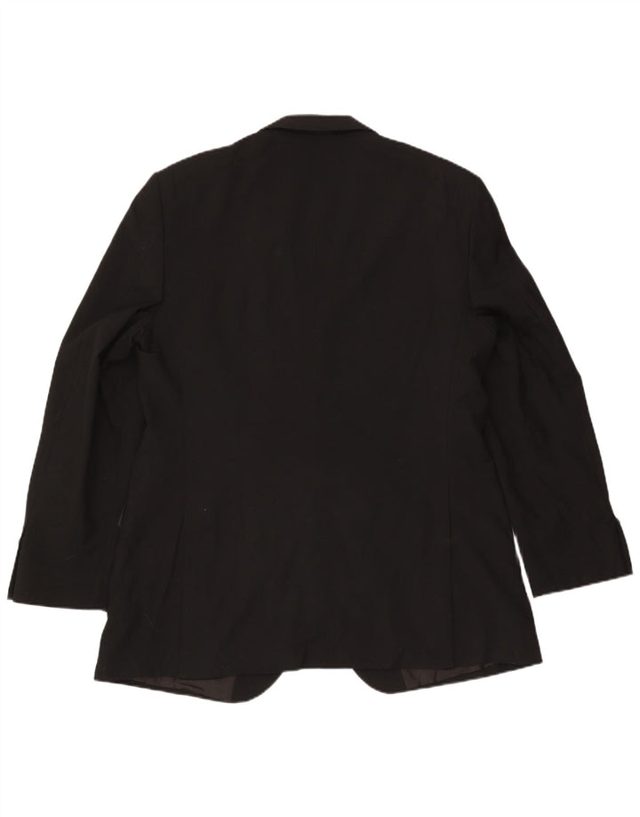 Jachetă pentru bărbați Marks & Spencer cu 2 nasturi, UK 44 XL, poliester negru