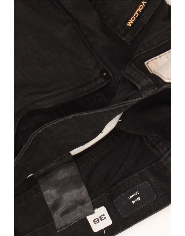 Blugi skinny pentru bărbați Volcom W36 L32 bumbac negru