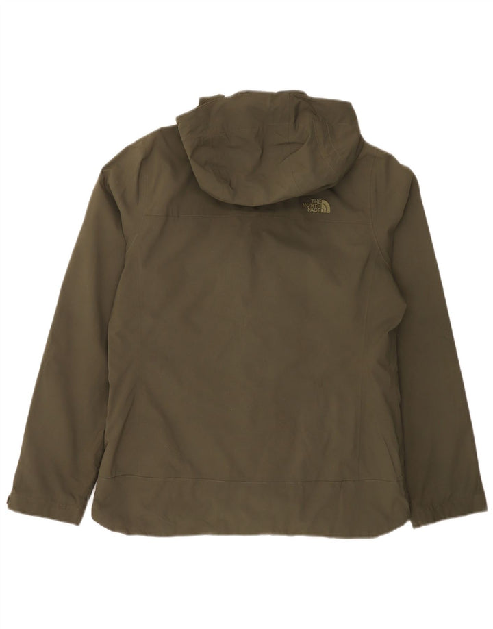 Jachetă Windbreaker pentru femei cu glugă The North Face UK 14 Medium Khaki