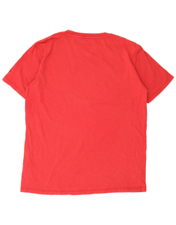 Tricou grafic pentru bărbați Replay Top 2XL bumbac roșu