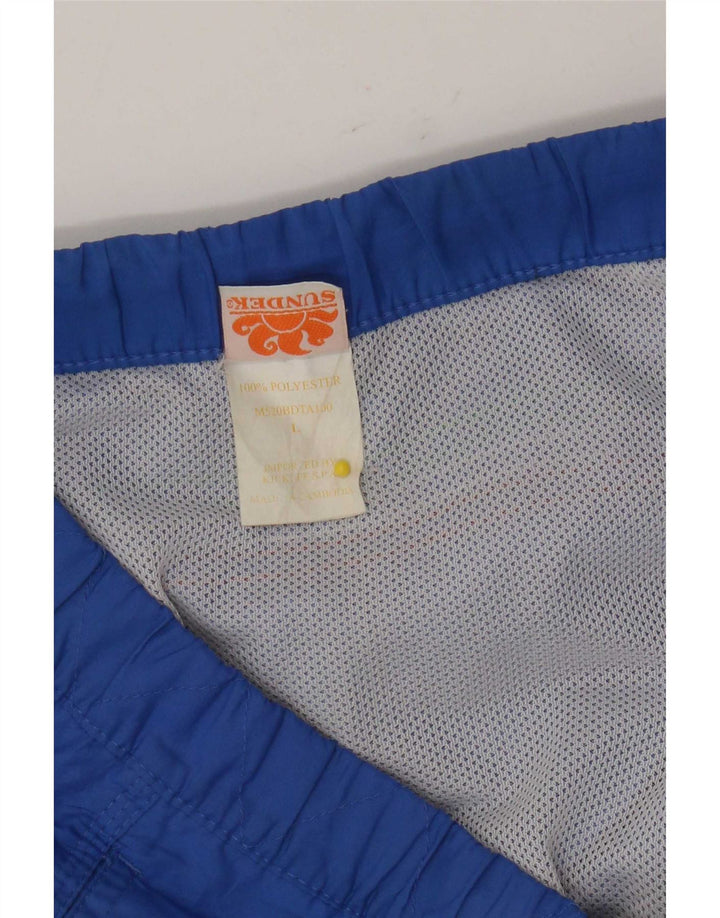 Sundek Pantaloni scurți de înot pentru bărbați, mari, albastru, poliester